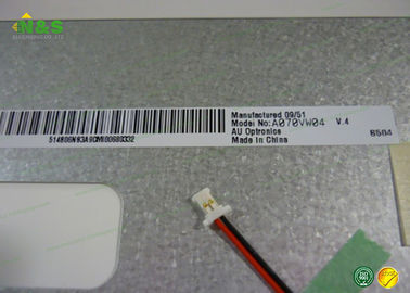 ปกติขาว A070VW04 V4 AUO LCD Panel / เครื่องเล่น DVD แบบพกพาหน้าจอ LCD 7 ดวง