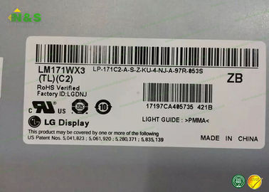 จอแสดงผล LCD แบบแนวนอน lmd, LM171WX3-TLC2 จอ LCD hd 17.1 นิ้ว