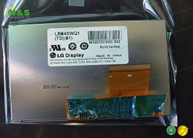 LB043WQ1-TD05 LG Display 4.3 นิ้วโดยปกติสีขาวมี 95.04 × 53.856 มม