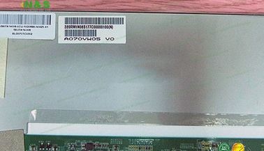 A070VW05 V0 AUO LCD Panel ขนาด 7.0 นิ้วโดยปกติสีขาวมีพื้นที่ใช้งาน 152.4 × 91.44 Mm