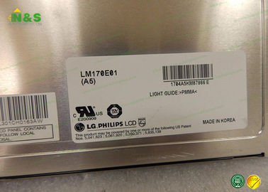LM170E01-A5 การเคลือบสีฮาร์ดแอลจีแสงแดดที่อ่านได้จอ LCD มุมมองกว้าง