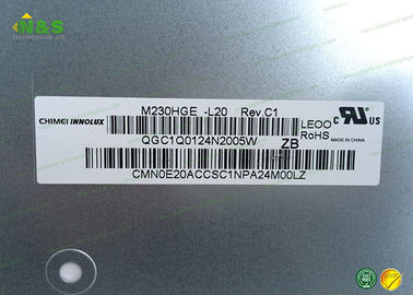 ปกติขาว M230HGE-L20 23.0 นิ้ว Innolux LCD Panel ประเภทแนวนอนที่มี 509.184 × 286.416 มม.
