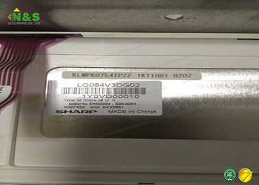 LQ084V3DG02 640 × 480 400 600: 1 แผงจอ LCD Sharp LCD 262K WLED TTL