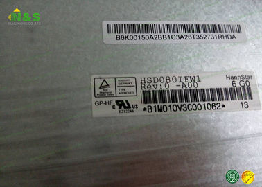 HSD080IFW1- A00 จอแสดงผล LCD ขนาด 8.0 นิ้วพร้อมพื้นที่ใช้งาน 176.64 × 99.36 มม