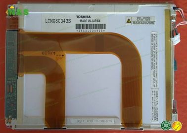 ปกติขาว LTM08C343S โตชิบาอุตสาหกรรมจอ LCD แสดง 170.4 × 127.8 มม. 70 262K CCFL TTL