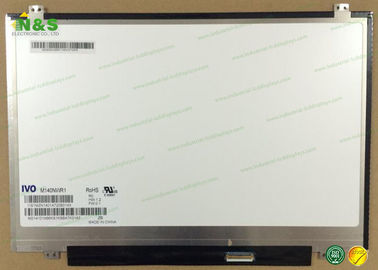 14.0 นิ้ว M140NWR1 R0 IVO LCM 1366 × 768 ปกติ 60Hz สีขาว