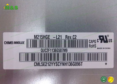 M215HGE-L21 จอ LCD Innolux ขนาด 10.4 นิ้วโดยปกติสีขาว LCM 1920 × 1080 250 1000: 1 16.7M WLED LVDS