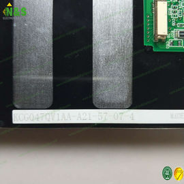 ปกติสีดำ 4.7 นิ้ว KCG047QV1AA-A21 ความละเอียด 320 × 240 พื้นผิวความถี่แอนตี้แวร์ 75Hz