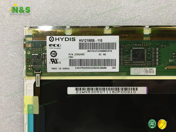 ปกติสีดำ HX121WX1-110 HYDIS 12.1 นิ้ว 1280 × 800 ความถี่ 60Hz Antiglare พื้นผิว (หมอกควัน 40%)