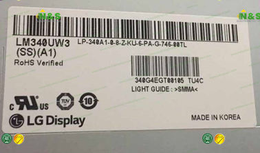 LM340UW1-SSA3 จอแสดงผลแอลจี -SFT TFT-LCD, 34 นิ้ว, 3440 × 1440 สำหรับ 60Hz